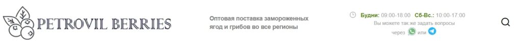 Контакты в шапке